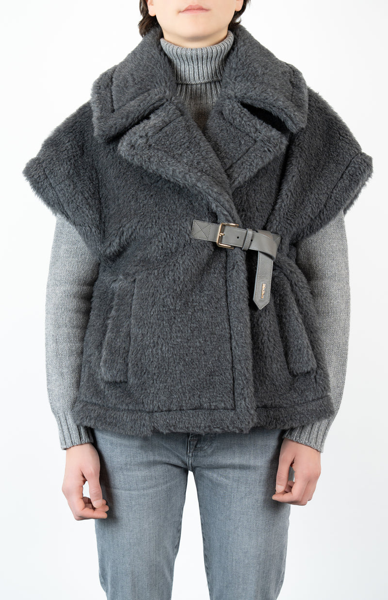 Cappa Gilet in Tessuto Teddy